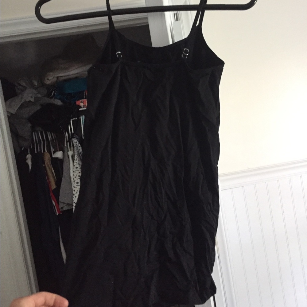 Black tank top